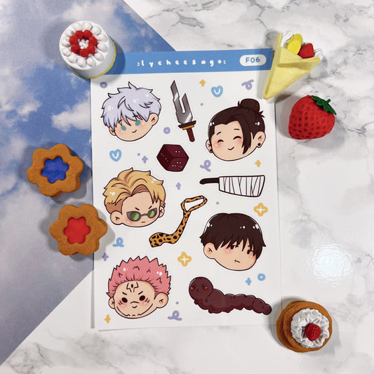 Ded Daddies Sticker Sheet