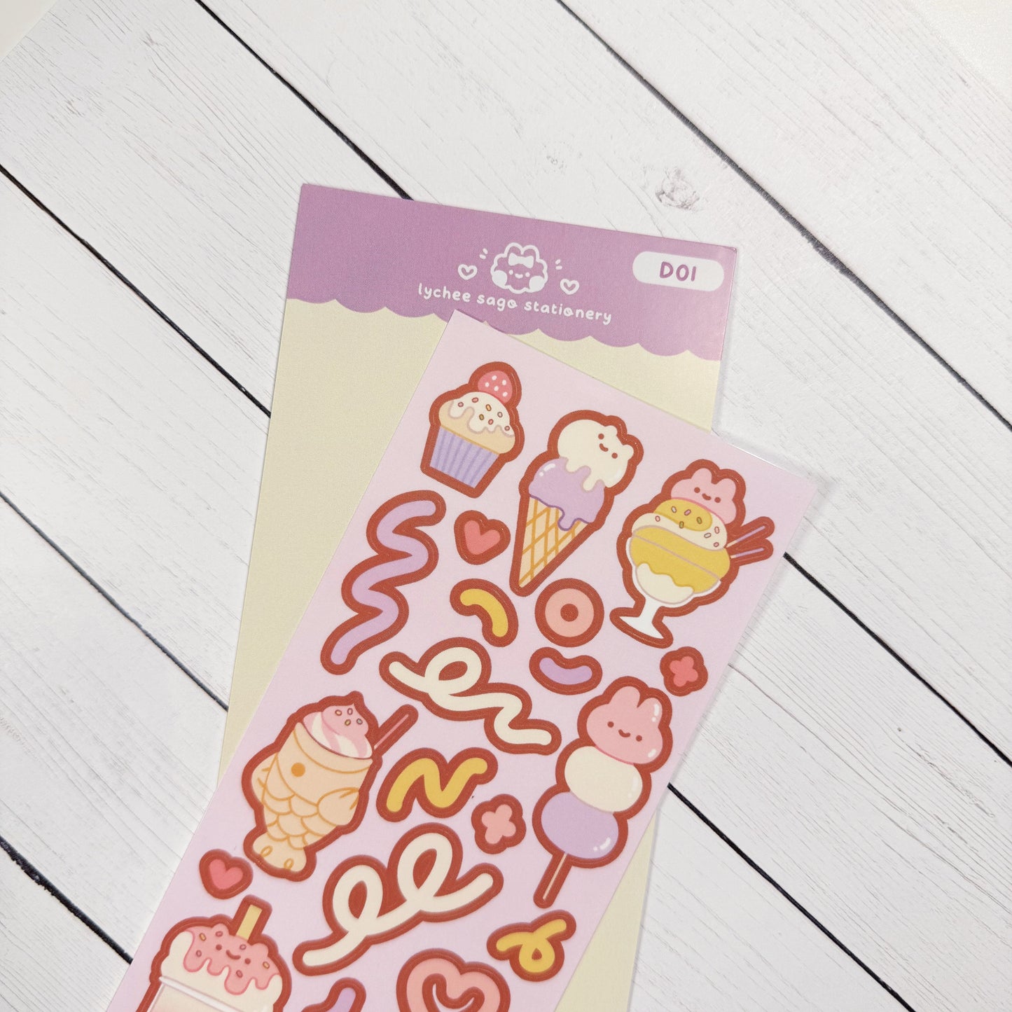 Sweet Treats Deco Sticker Sheet