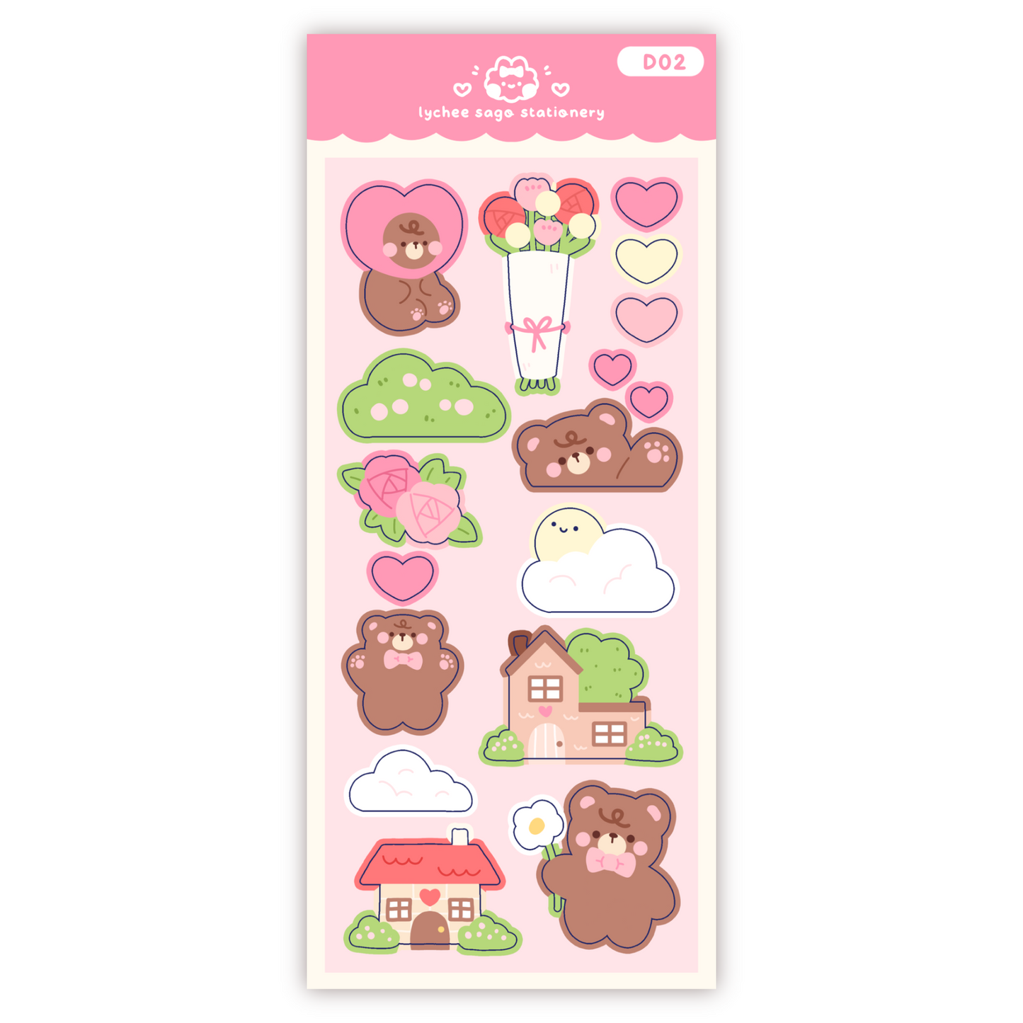 Home Sweet Home Deco Sticker Sheet