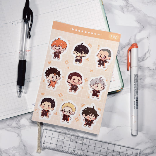 Sport Boys Sticker Sheet