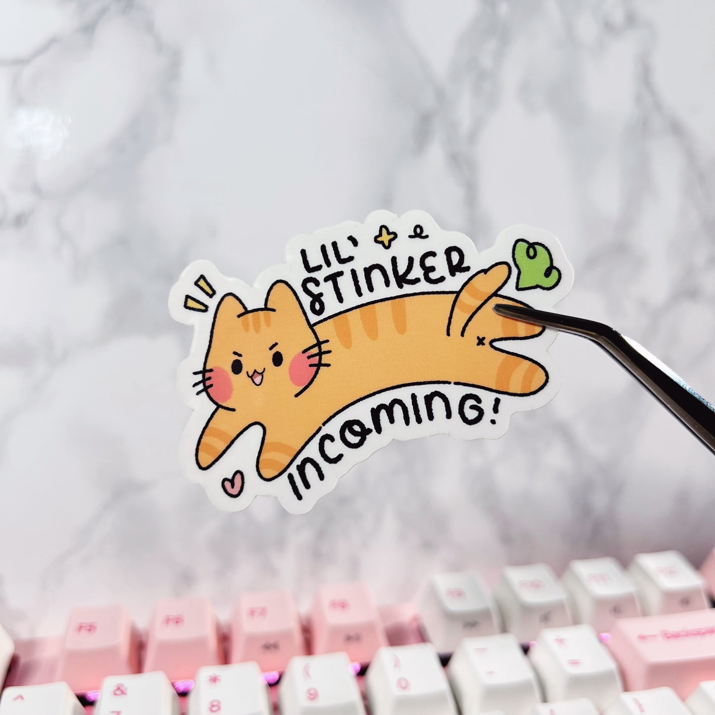 Lil' Stinkers Cat Vinyl Stickers