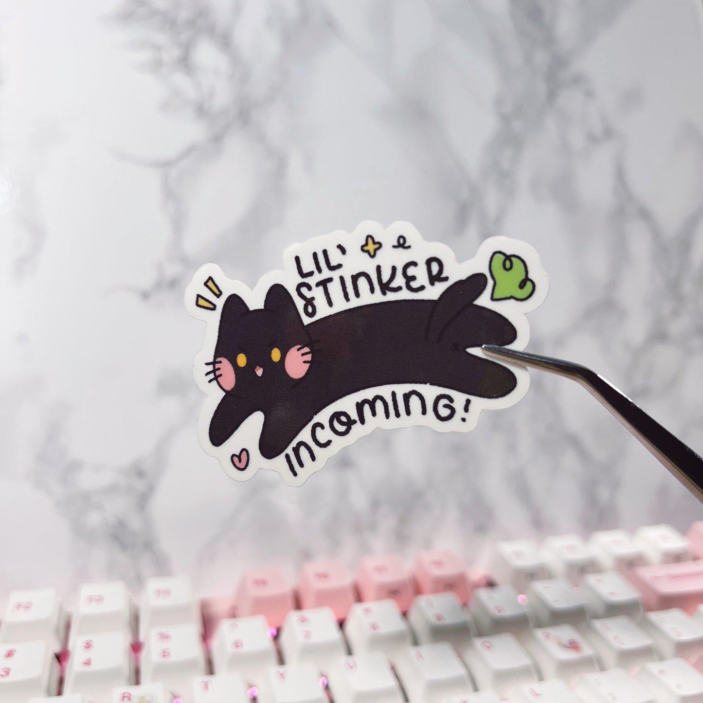 Lil' Stinkers Cat Vinyl Stickers