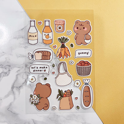 Market Bear Sticker Sheet