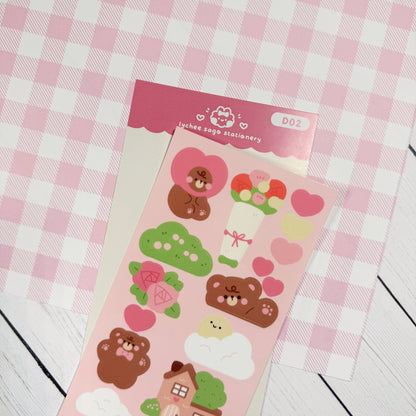 Home Sweet Home Deco Sticker Sheet