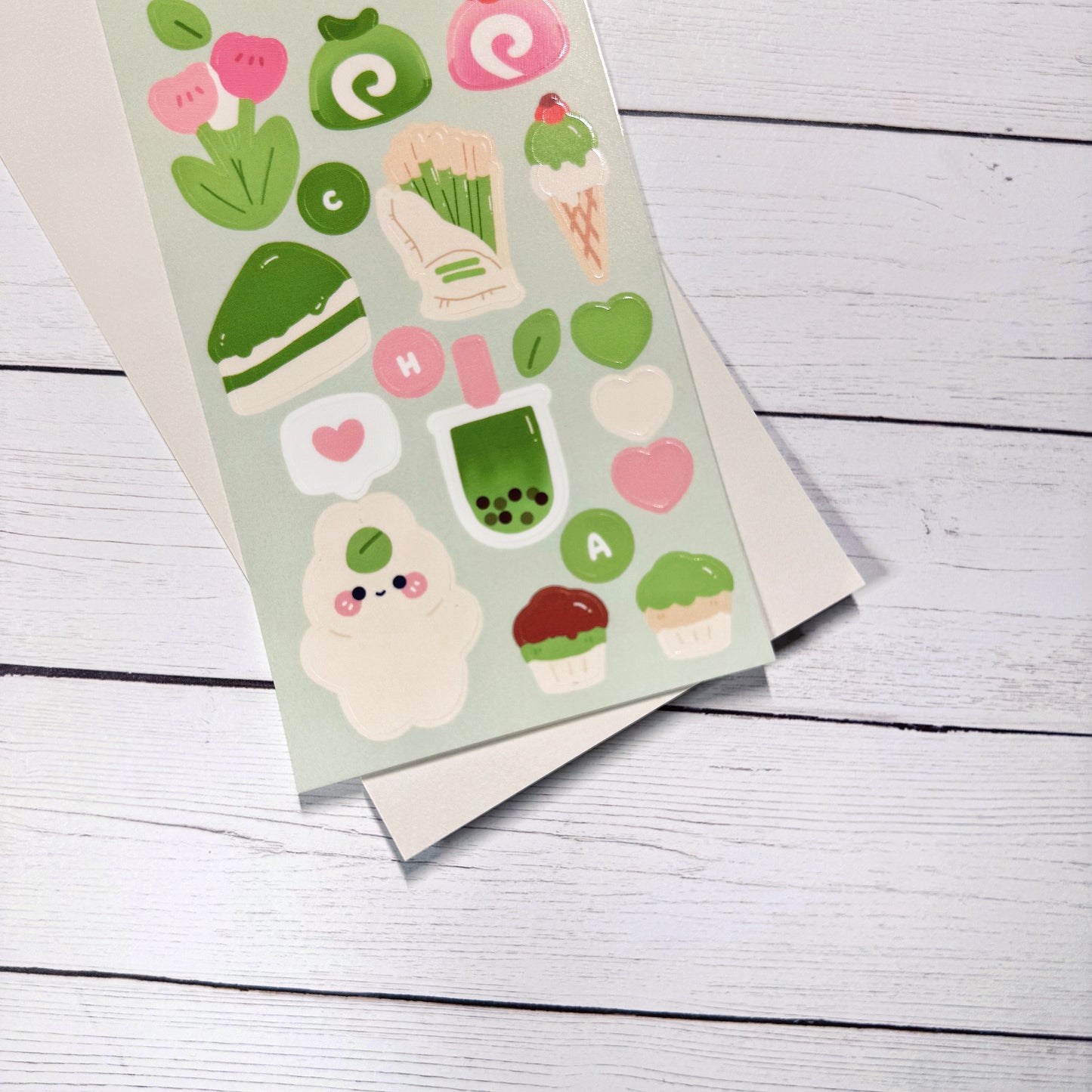Matcha Deco Sticker Sheet