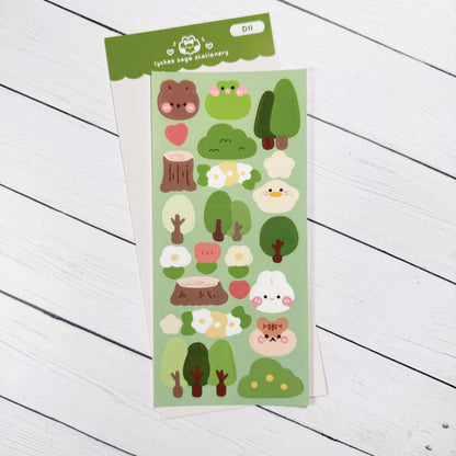 Forest Friends Deco Sticker Sheet