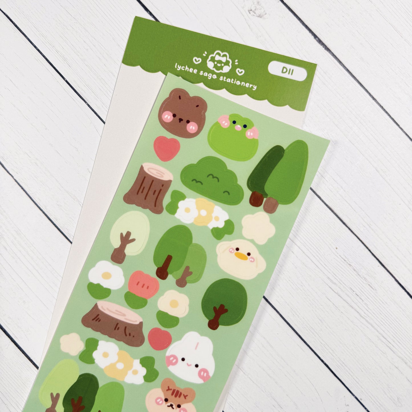 Forest Friends Deco Sticker Sheet