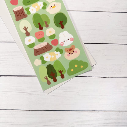 Forest Friends Deco Sticker Sheet