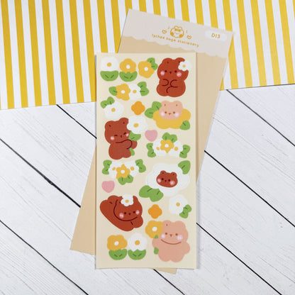 Daisy Bear Deco Sticker Sheet