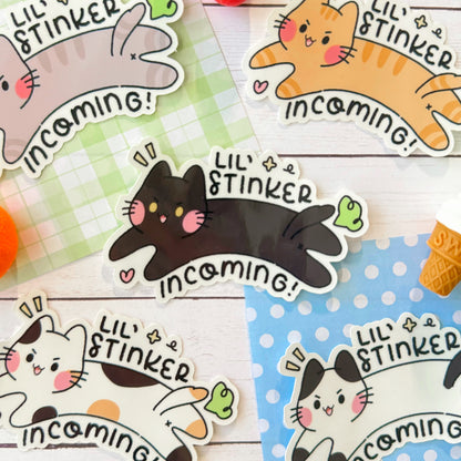 Lil Stinker Cats Vinyl Sticker
