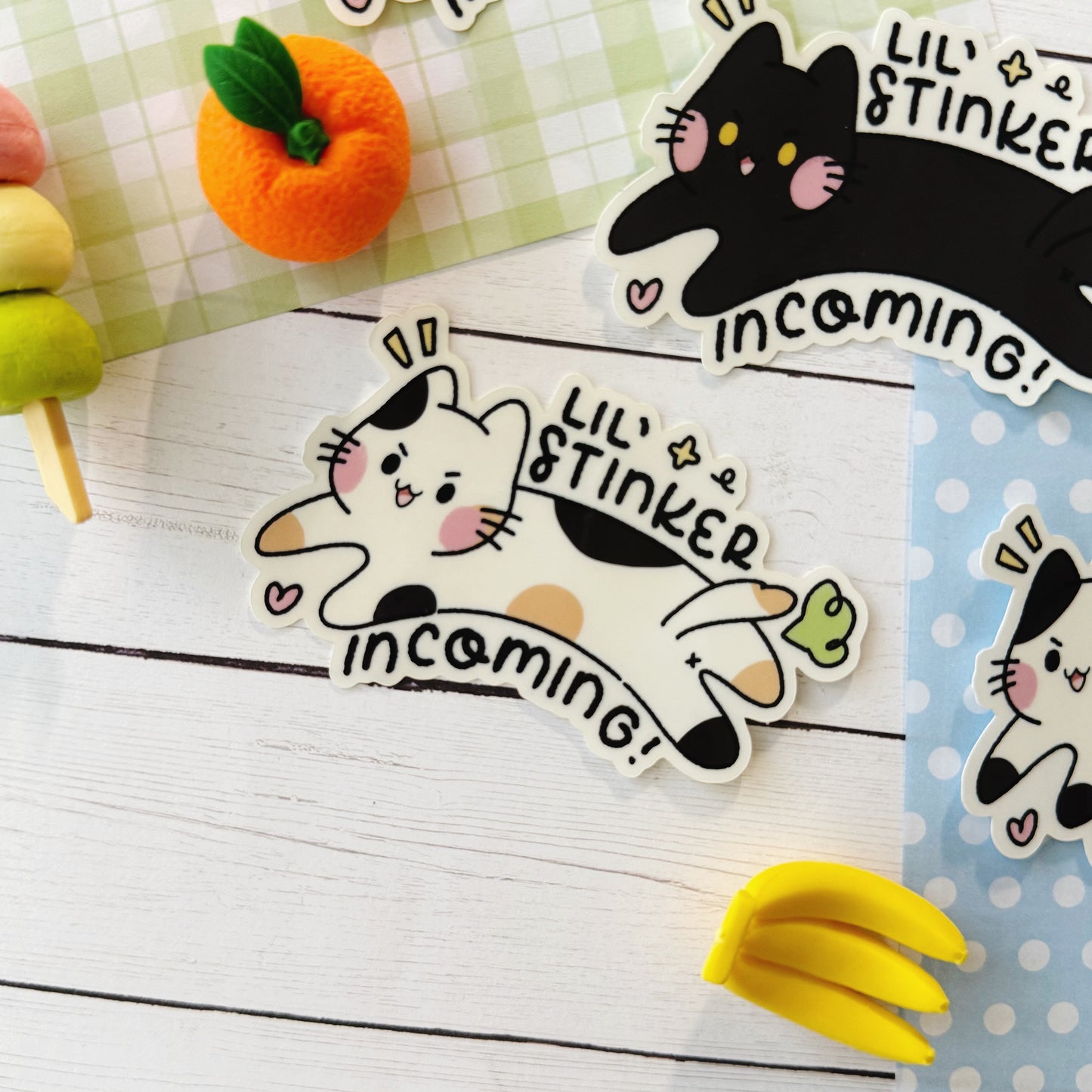 Lil Stinker Cats Vinyl Sticker