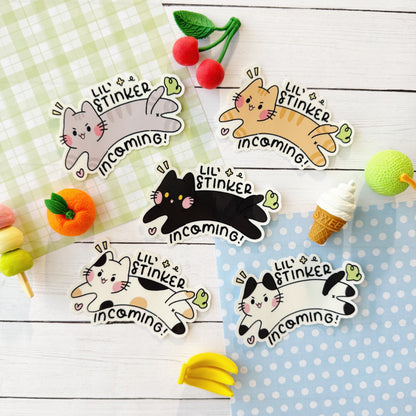 Lil Stinker Cats Vinyl Sticker