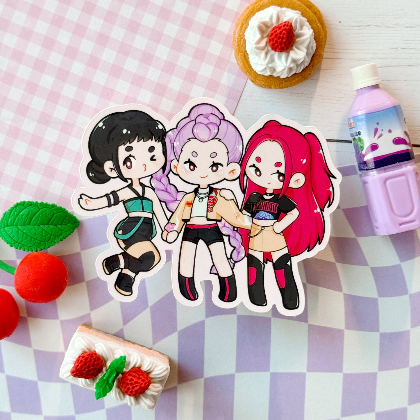 Kpop Girl Group Vinyl Sticker