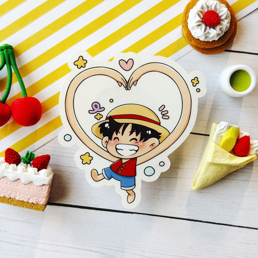 Pirate King Character Vinyl Sticker