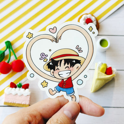 Pirate King Character Vinyl Sticker