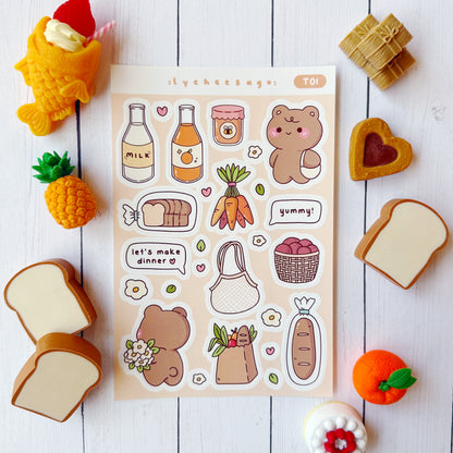 Market Bear Sticker Sheet
