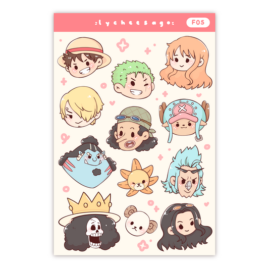 Pirate Amigos Sticker Sheet