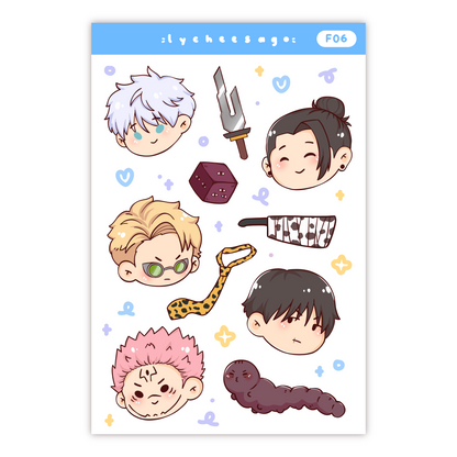 Ded Daddies Sticker Sheet